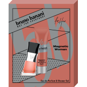 Bruno Banani Magnetic Woman parfémovaná voda 30 ml + sprchový gel 50 ml, dárková sada pro ženy