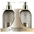 Vivian Gray Ylang a Vanilka luxusní tekuté mýdlo s dávkovačem 300 ml + luxusní mléko na ruce s dávkovačem 300 ml, kosmetická sada