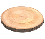 Plátek dřevěný oboustranně vyhlazený ořech 18 - 20 cm