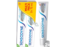 Sensodyne Extra Whitening zubní pasta s šetrně bělicím účinkem 2 x 75 ml, duopack