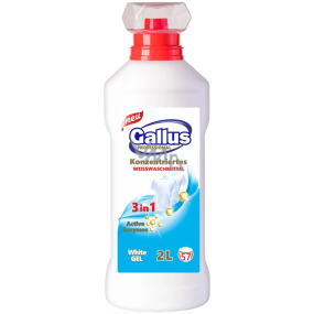 Gallus White 4v1 prací gel na bílé prádlo 57 dávek 2 l