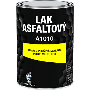 A1010 asfaltový lak izolační nátěr, černý, 1 kg