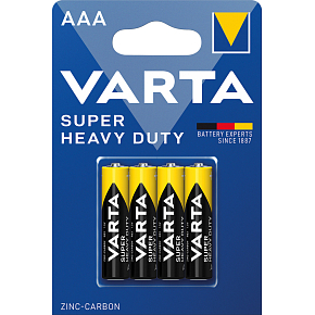 Varta Superlife, baterie AAA, zinko ulhíkové, 4 ks