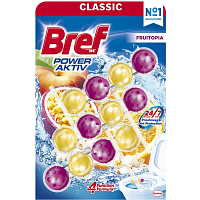 Bref Power Aktiv Fruitopia, WC blok v kuličkách, 3 x 50 g
