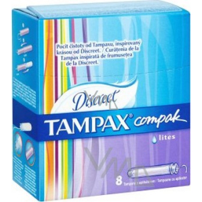 Tampax Compak Lites dámské tampony s aplikátorem 8 kusů