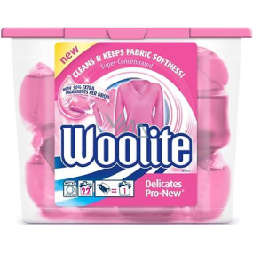Woolite Delicate Pro-New gelové kapsle na jemné prádlo 22 x 24 ml