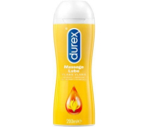 Durex 2v1 Massage Lube Ylang Ylang intimní masážní a lubrikační gel 200 ml
