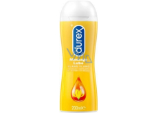 Durex 2v1 Massage Lube Ylang Ylang intimní masážní a lubrikační gel 200 ml