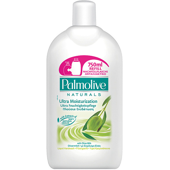 Palmolive Naturals Olive Milk tekuté mýdlo náhradní náplň 750 ml