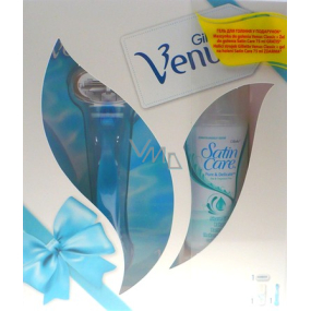 Gillette Venus Classic holicí strojek + gel na holení 75 ml, kosmetická sada, pro ženy