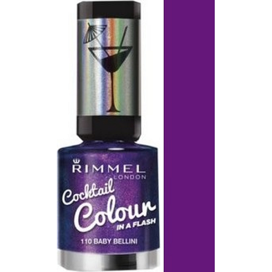 Rimmel London Cocktail Colour lak na nehty 110 Baby Bellini 8 ml