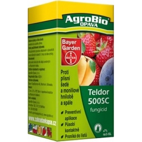 Bayer Garden Teldor 500 SC přípravek na ochranu rostlin ve formě suspenzního koncentrátu 100 ml