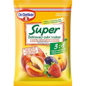 Dr. Oetker Super želírovací cukr na přípravu ovocných džemů a marmelád 3:1 500 g