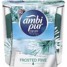 Ambi Pur Frosted Pine vonná svíčka ve skle 100 g