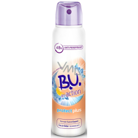 B.U. In Action Protect Plus antiperspirant deodorant sprej pro ženy 150 ml