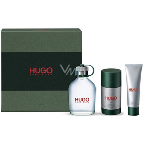 Hugo Boss Hugo Man toaletní voda pro muže 125 ml + deodorant stick 75 ml + sprchový gel 50 ml, dárková sada