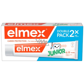 Elmex Junior 6 -12 let zubní pasta 2 x 75 ml, duopack