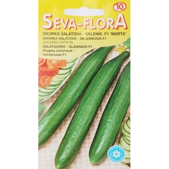 Seva - Flora Okurka salátová skleník F1 Marta 10 semen