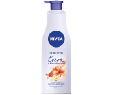 Nivea Cocoa & Macadamia Oil tělové mléko s olejem dávkovač 200 ml