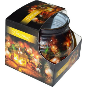 Admit Christmas Latarnia aromatická svíčka ve skle 80 g