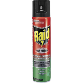 Raid Aerosol proti lezoucímu hmyzu s eukalyptovým olejem 400 ml