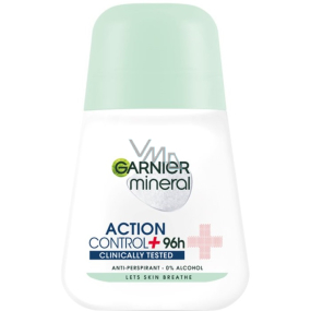 Garnier Mineral Action Control + Clinically Tested kuličkový antiperspirant deodorant roll-on pro ženy 50 ml