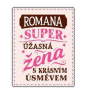 Albi Skládací taška na zip do kabelky se jménem Romana 42 x 41 x 11 cm