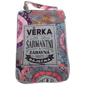 Albi Skládací taška na zip do kabelky se jménem Věrka 42 x 41 x 11 cm
