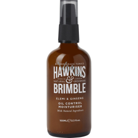 Hawkins & Brimble Men hydratační pleťový krém pro mastnou pleť s jemnou vůní elemi a ženšenu 100 ml