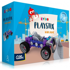Albi Kvído Playstix stavebnice mini Nakladač 26 dílků doporučený věk 5-10 let