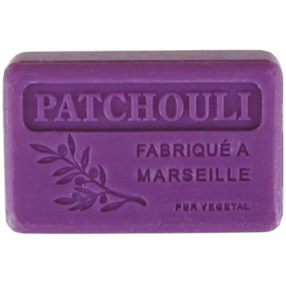 SB. Collection Pačuli přírodní, bio, z Provence, Marseillské mýdlo s bambuckým máslem 125 g