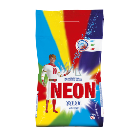 Neon Color Fresh prací prášek na praní barevného prádla 50 dávek 3 kg