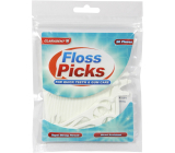 Claradent Floss Picks dentální voskovaná nit 50 kusů