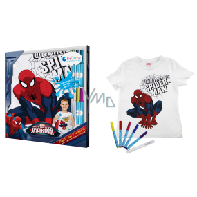 Marvel Spider Man ReDraw T-Shirt vymaluj si tričko podle sebe, doporučený věk 3+