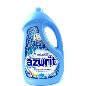 Azurit Univerzální tekutý prací prostředek na bílé a barevné prádlo pro praní při nízkých teplotách 62 dávek 2480 ml