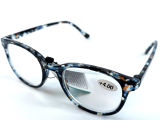 Berkeley Čtecí dioptrické brýle +4,0 plast mourovaté modrozelenohnědé 1 kus MC2198