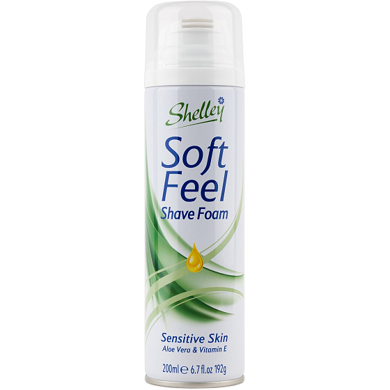 Shelley Soft Feel pěna na holení pro citlivou pokožku pro ženy 200 ml