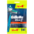 Gillette Blue II Plus jednorázová holítka pro muže sáček 14 kusů