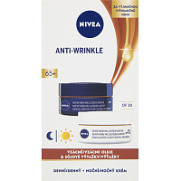 Nivea Anti-Wrinkle Contouring 65+ denní a noční krém pro zlepšení kontur, 2 × 50 ml