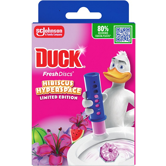 Duck WC blok Fresh Discs Hibiscus Hyperspace, 36 ml