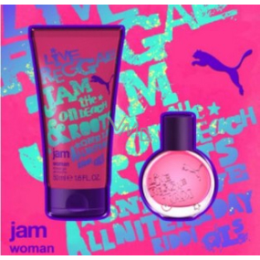 Puma Jam Woman toaletní voda 20 ml + sprchový gel 50 ml, dárková sada