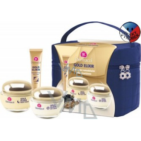 Dermacol Gold Elixir denní + noční krém 50 ml + oční krém 15 ml, kosmetická sada