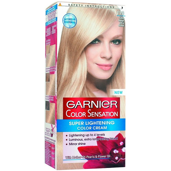 Garnier Color Sensation barva na vlasy 113 Superzesvětlující zlatá blond