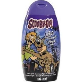 Disney Scooby-Doo 2v1 sprchový gel do koupele a šampón 250 ml modrý obal