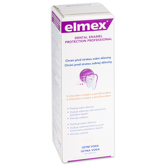 Elmex Erosion Protection ústní voda chrání před zubním kazem 400 ml