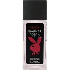 Playboy Vegas parfémovaný deodorant sklo pro muže 75 ml Tester
