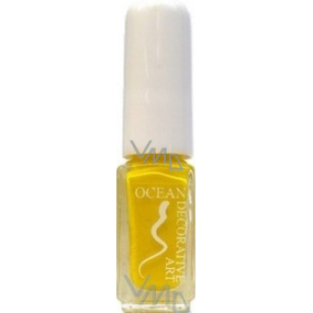 Ocean Decorative Art zdobící lak na nehty odstín 19 žlutý 5 ml