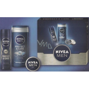 Nivea Men Deo Protect antiperspirant sprej 150 ml + sprchový gel 250 ml + krém 30 ml, kosmetická sada