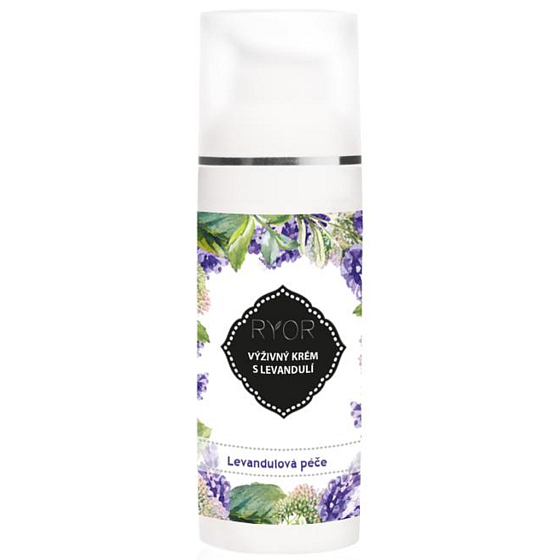 Ryor Levandule výživný pleťový krém 50 ml