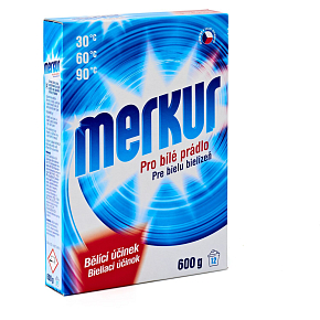 Merkur bílá síla prací prášek pro bílé, 600 g